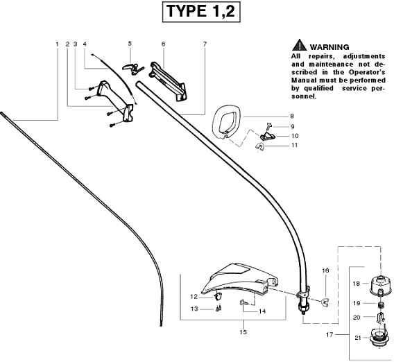 weed eater FL25LE Parts