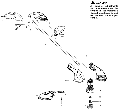 RT10 electric trimmer Parts