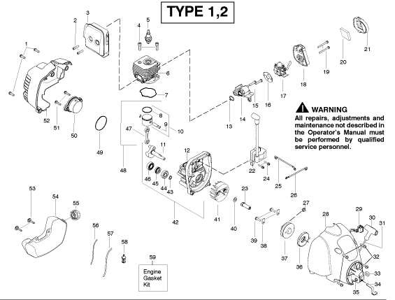 SST25C engine Type 1 2 Parts