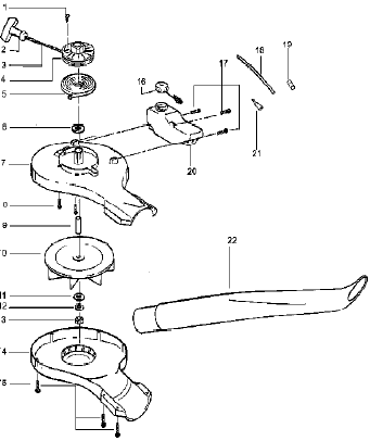 fl1500le weedeater type1 leaf blower parts manual