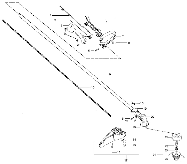 W25SB Handle Parts