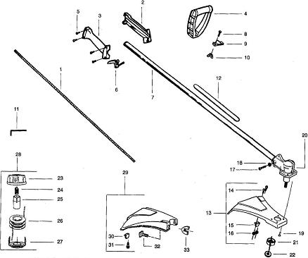 dismantled featherlite trimmer parts list manual